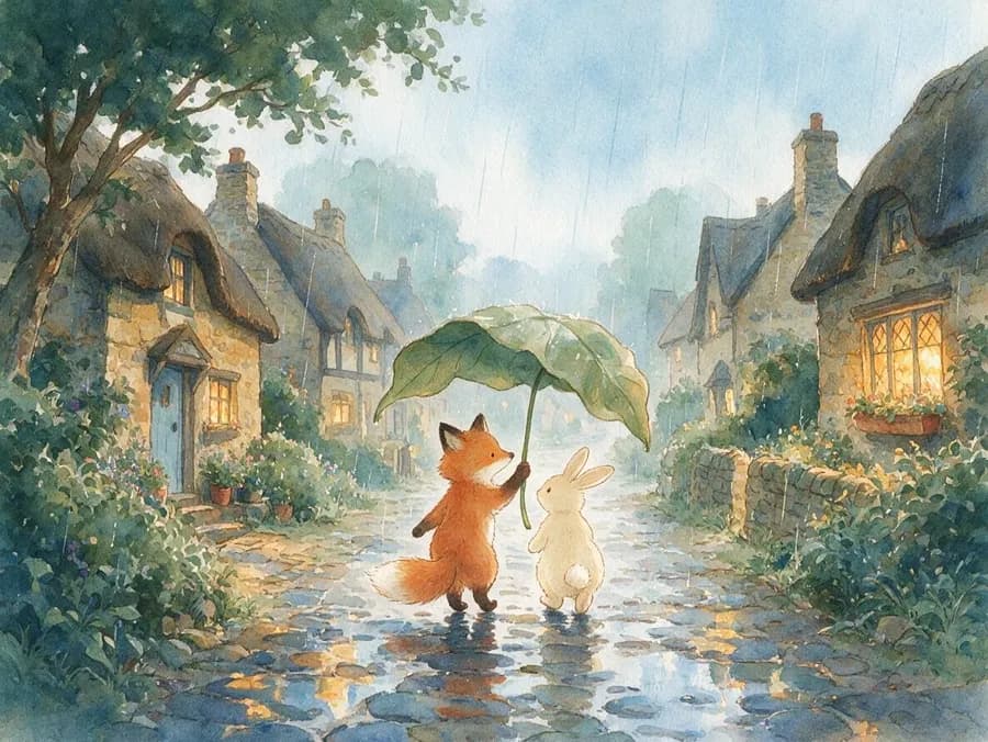 The Leaf That Kept Them Dry
